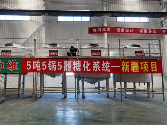 英山精酿啤酒设备厂—5吨精酿啤酒设备—新疆项目